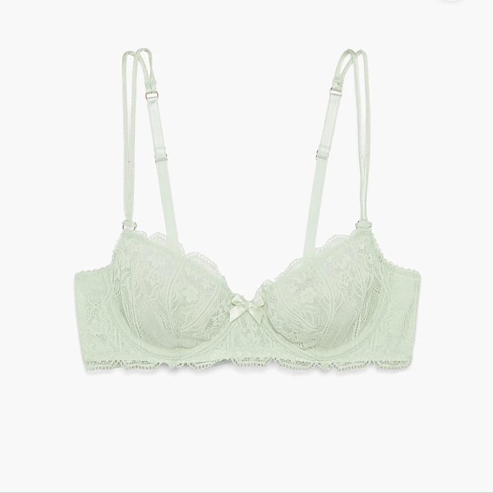 SAVAGE X FENTY Deco Glass Lace Unlined Bra